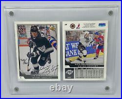 Wayne Gretzky 1993-94 Signed Auto Card Set UDA Kings Oilers Blues Rangers