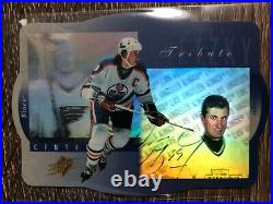 Wayne Gretzky 1995-96 UD SPX Tribute Autograph SP C'D GS1