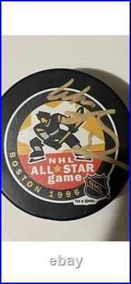 Wayne Gretzky 1996 NHL All Star Game Autographed Puck with JSA LOA