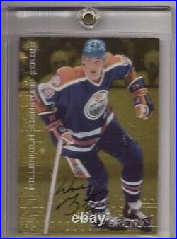 Wayne Gretzky 1999-00 Bap Signature Millennium Gold Autograph Auto Sp Ssp #99