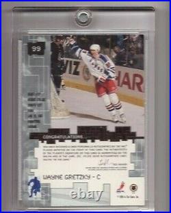 Wayne Gretzky 1999-00 Bap Signature Millennium Gold Autograph Auto Sp Ssp #99