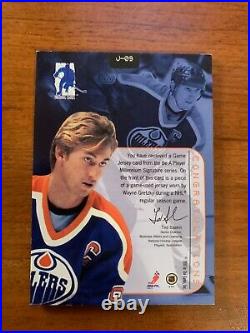 Wayne Gretzky 1999-00 ITG BAP Millennium 3 color jersey patch SSP OILERS