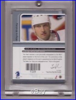Wayne Gretzky 2001-02 Itg Bap Signature Extra-limited Autograph Sp #xlwg Auto