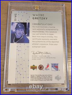 Wayne Gretzky 2002-03 Sp Game Used Hockey Signature Style Autograph Auto #ss-wg