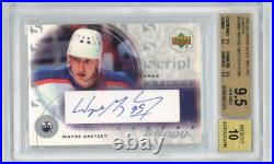 Wayne Gretzky 2003-04 Upper Deck Trilogy Auto, Autograph BGS 9.5, Auto 10