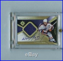 Wayne Gretzky 2004-05 Ud Ultimate Limited Oilers Game Jersey Autograph Sp/5 Auto