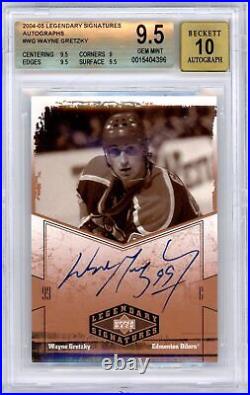 Wayne Gretzky 2004-05 Upper Deck Legendary Signatures Autograph BGS 9.5