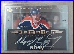 Wayne Gretzky 2004-05 Upper Deck Premier Signatures Silver Ink Auto SP Oilers
