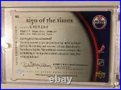 Wayne Gretzky 2005-06 Sp Authentic Sign Of The Times Autograph Ssp /15