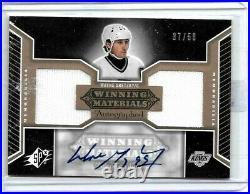 Wayne Gretzky 2005-06 Spx Winning Materials Dual Jersey & Certified Autograph#50