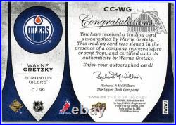 Wayne Gretzky 2008 The Cup Chirography Autograph Card CC-WG 42/50 (Foil Bubbles)