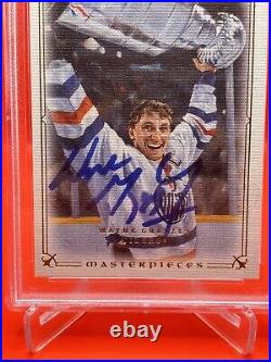 Wayne Gretzky 2008 Upper Deck Masterpieces Signed Autograph PSA Slab