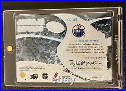 Wayne Gretzky 2009 10 Upper Deck Ice Glacial Graphs Auto Edmonton Oilers