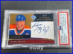 Wayne Gretzky 2009 Ultimate Collection Achievements Auto /25 Psa 10 NHL Oilers
