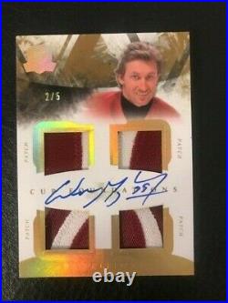 Wayne Gretzky 2010-11 UD The Cup Cup Foundations Auto Quad Patch 2/5