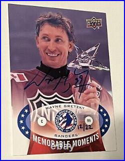 Wayne Gretzky 2015 Memorable Moments Auto 2015-16 UD Buybacks UDA 12/22