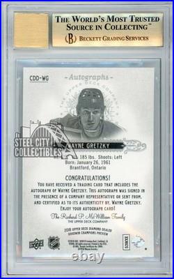 Wayne Gretzky 2018 Goodwin Certified Diamond Dealer Autograph Card CDDWG BGS 9.5