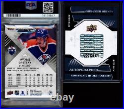 Wayne Gretzky-2019 Ud Sp (#/256) Buyback Perfect Auto/autograph Psa 9-mint