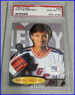 Wayne Gretzky 96 FLEER? NEW YORK RANGERS? GEM MINT PSA 10? THE GREAT ONE? Pop20