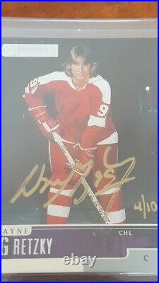 Wayne Gretzky'99-00 UD CHL Prospect Buyback Autograph 04/10 Sault Ste. Marie
