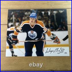 Wayne Gretzky #99 Autographed Edmonton Oilers 11x14 Hand Signed COA Hologram