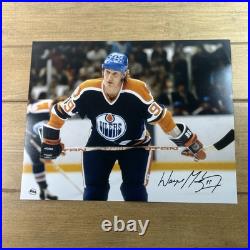 Wayne Gretzky #99 Autographed Edmonton Oilers 11x14 Hand Signed COA Hologram