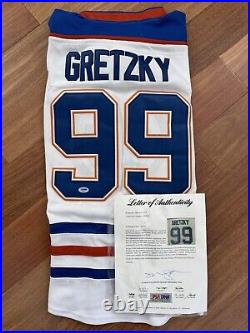 Wayne Gretzky #99 Edmonton Oilers Autographed Signed PSA Certified