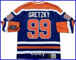 Wayne Gretzky #99 Edmonton Oilers Signed Authentic Hockey Jersey Psa/dna