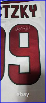 Wayne Gretzky #99 HOF The Great One Hand-Signed Phoenix Coyotes Jersey With Tags