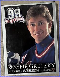 Wayne Gretzky 99 My Life In Pictures Autographed hardcover book JSA