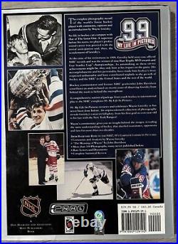 Wayne Gretzky 99 My Life In Pictures Autographed hardcover book JSA
