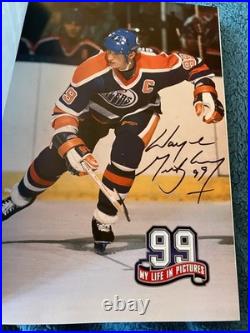 Wayne Gretzky 99 My Life In Pictures Signed 1st Printing
