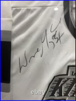 Wayne Gretzky AUTOGRAPHED LA KINGS JERSEY. Frame included with local pick-up