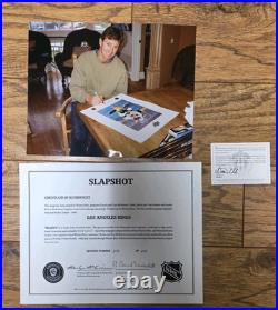 Wayne Gretzky AUTOGRAPHED Slapshot WARNER LOONEY TUNES LITHO LA Kings COA