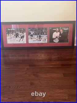 Wayne Gretzky Alex Ovechkin Autographed Framed 8x10's with UD and Fanatics COA