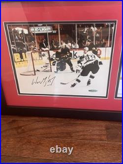 Wayne Gretzky Alex Ovechkin Autographed Framed 8x10's with UD and Fanatics COA