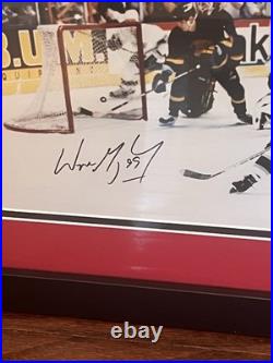 Wayne Gretzky Alex Ovechkin Autographed Framed 8x10's with UD and Fanatics COA