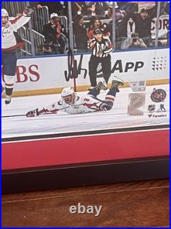 Wayne Gretzky Alex Ovechkin Autographed Framed 8x10's with UD and Fanatics COA