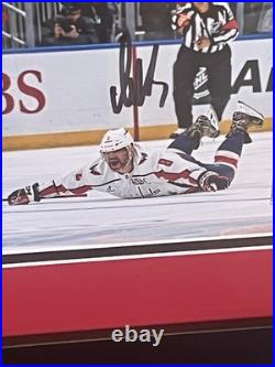 Wayne Gretzky Alex Ovechkin Autographed Framed 8x10's with UD and Fanatics COA