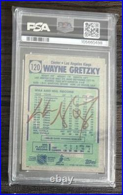 Wayne Gretzky Aunthenticated Signed Hockey Card 1990 Topps Wayne Gretzky Aunthenticated Signed Hockey Card 1990 Topps