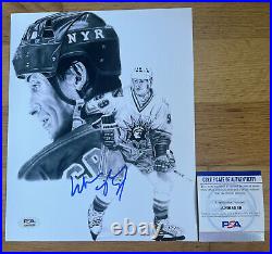 Wayne Gretzky Auto Autograph Signed 8x10 Photo PSA COA Rare HOF