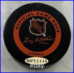 Wayne Gretzky Auto Autograph Signed Hockey Puck New York Rangers Hof Uda