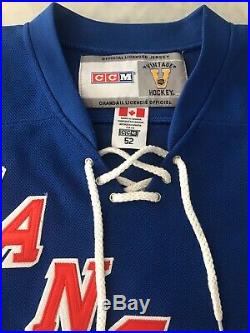 Wayne Gretzky Auto Autograph Signed New York Rangers CCM Starter Jersey Jsa Hof