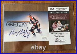 Wayne Gretzky Auto JSA Cert HOF Certified 4x6 Autograph NHL Hockey Great One