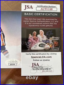 Wayne Gretzky Auto JSA Cert HOF Certified 4x6 Autograph NHL Hockey Great One