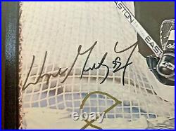 Wayne Gretzky Auto Upper Deck UDA COA Blowup Card Photo Framed Signed /500 1993