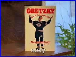 Wayne Gretzky Autobiography Signed RARE 1990 First edition first printing