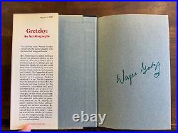 Wayne Gretzky Autobiography Signed RARE 1990 First edition first printing