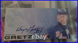 Wayne Gretzky Autograph 4 X 6 New York Rangers Hall of Fame