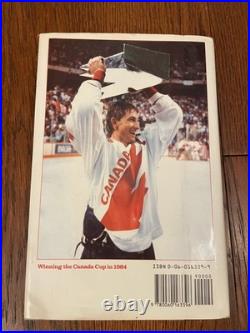 Wayne Gretzky Autograph Signed Autobiography Hardcover Book 1st Edition